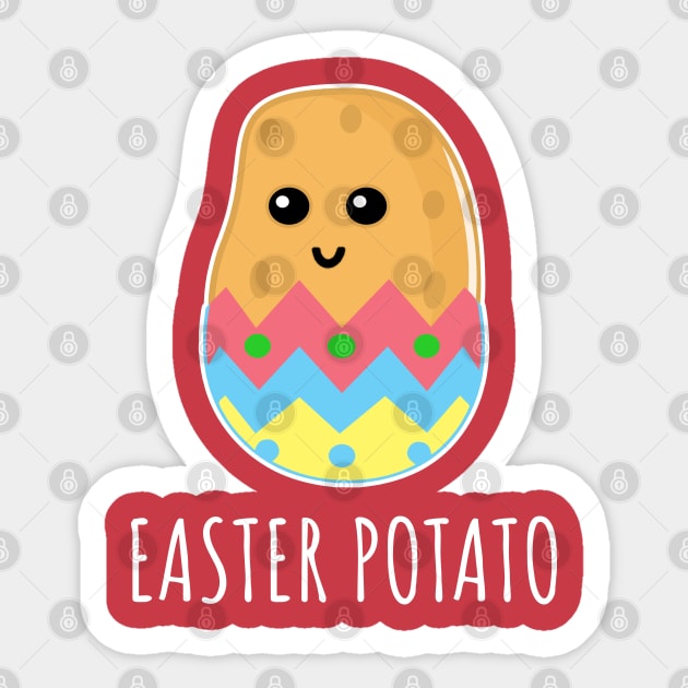 Easter Potato Sticker by LunaMay